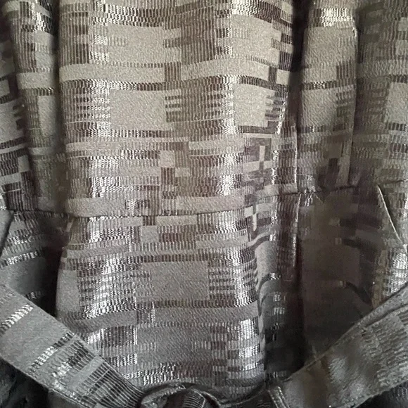 Apostrophe Black cap sleeve belted dress women’s size 6. - Picture 8 of 13